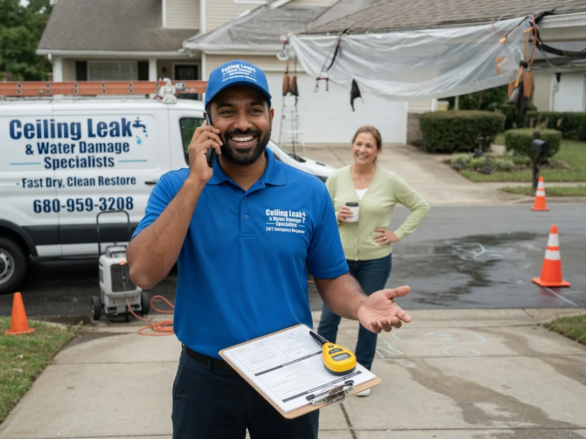 Ceiling Leak Cleanup Ruffin, NC FAQs