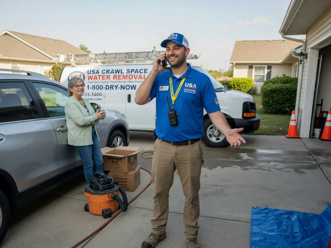 Crawl Space Water Removal Ruffin, NC FAQs